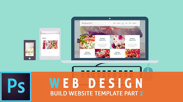 Website templates - how to design web templates in photoshop part 2