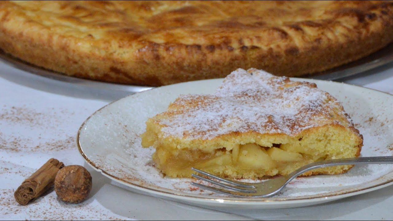 Crostata di mele, limone e cannella