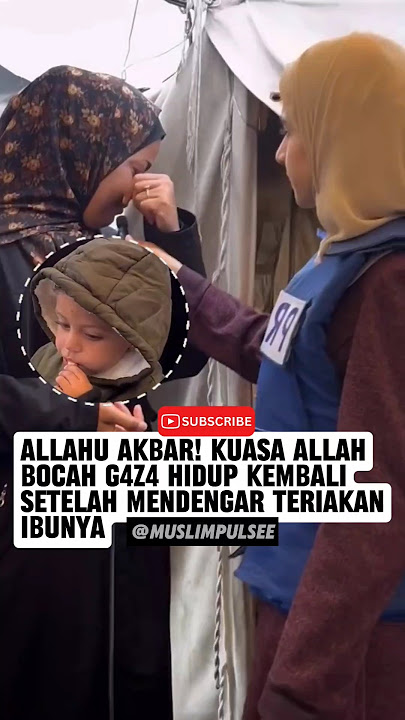 Kuasa Allah‼️Bocah ini bangun kembali setelah mendengar tangisan ibunya #kuasaallah #muslimpulsee