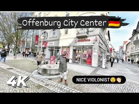 Offenburg City Center - Walking Tour - 4K