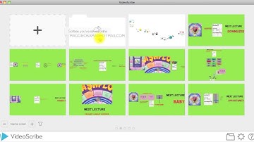 Videoscribe Tutorial - Projects Screen Layout | Whiteboard Animation Software