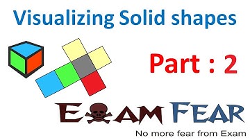 Maths Visualizing Solid Shapes part 2 (2D 3D figures) CBSE Class 7  Mathematics VII