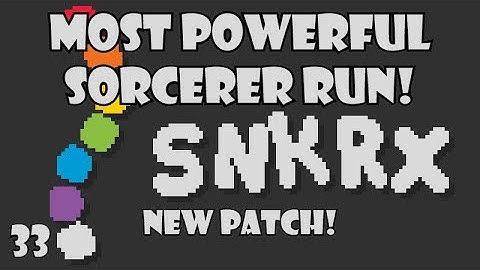 SNKRX: MOST POWERFUL SORCERER RUN! NEW PATCH HAS INFINITE MODE! LEVEL 100+ | 33