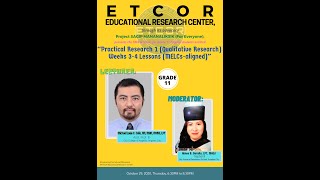 “Practical Research 1 (Qualitative Research) Weeks 3-4 Lessons (MELCs-aligned)” by ETCOR