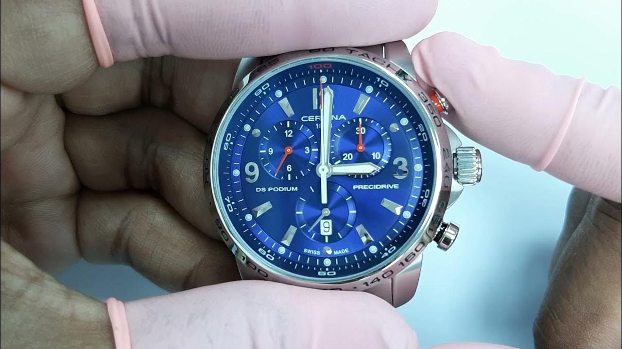 How To Set Chronograph a Certina C02444711 DS2 Precidrive Chronograph