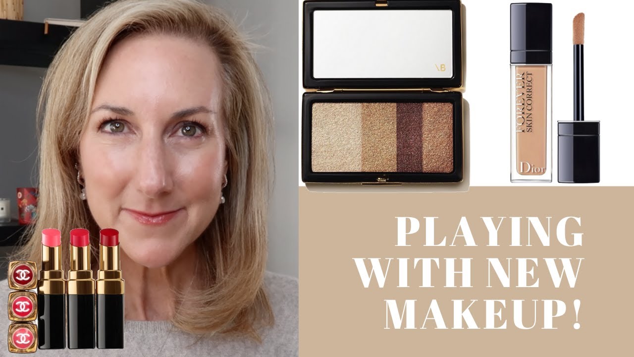 GRWM | PLAYING WITH A LITTLE NEW MAKEUP | VICTORIA BECKHAM | DIOR | CHANEL