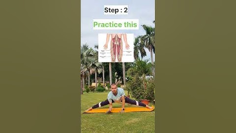 Unlock your middle splits 😱 #middlesplits #youtubeshorts #tutorial #yoga #motivation #viral