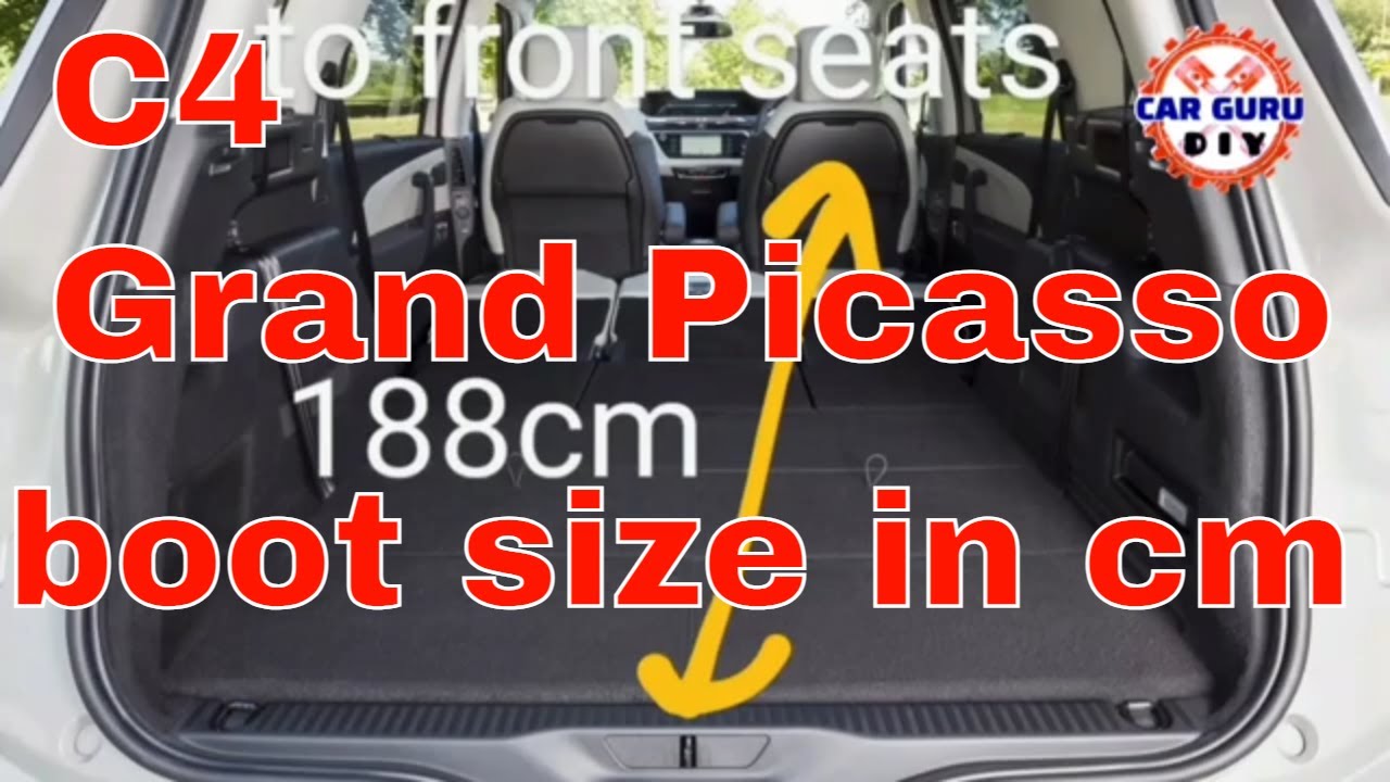 Citroen Grand C4 Picasso dimensions, boot space and similars