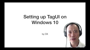 Setting up TagUI on Windows