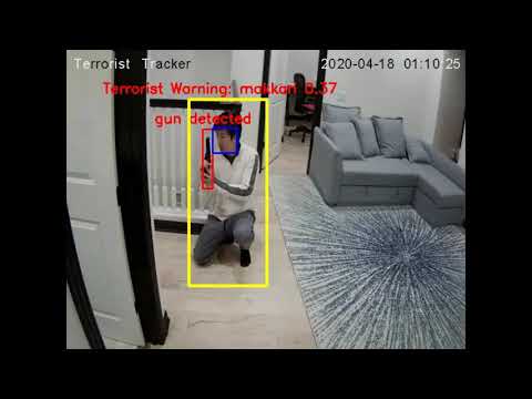 Using AI for facial recognition/human detection/weapon detection for Terrorist Tracking