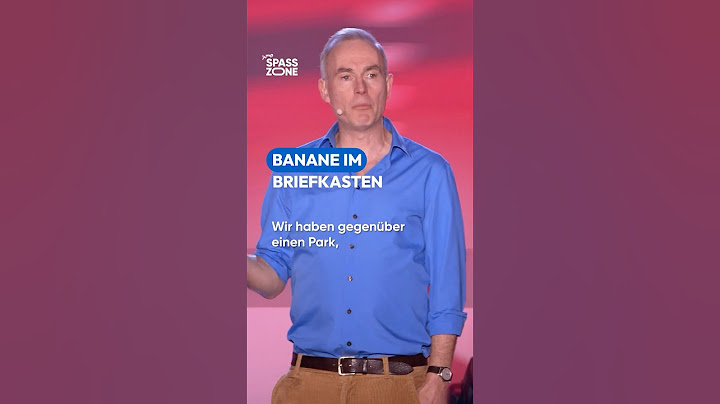 Banane im Briefkasten. Johann König bei der Humorzone Dresden