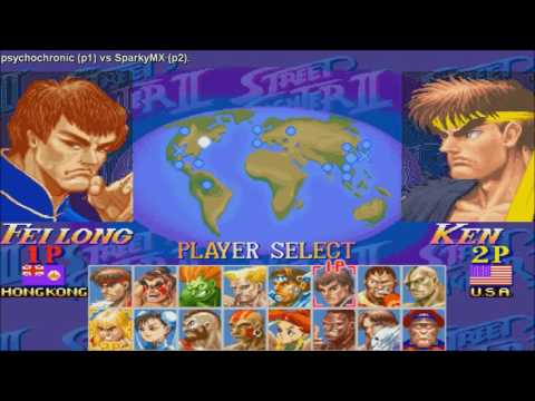 [HD] - Fightcade - Super Street Fighter 2 Turbo - Psychochronic(CAN) Vs SparkyMX(CAN)