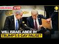 US Iran Talks Will Israel Follow Trump S 5 Day Pause Amid Rising Tensions WION BREAKING US Iran Talks Will Israel Follow Trump S 5 Day Pause Amid Rising Tensions WION BREAKING