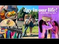 thrift with us, grwm for a party, shopping haul &amp; VLOG