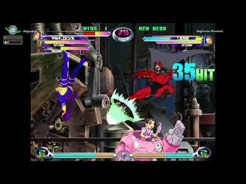 MvC2: Romneto - Magneto/Tron Dual Infinite (Tag Infinite + Rom) to DHC 100%+ Combo .:5.14.25:.