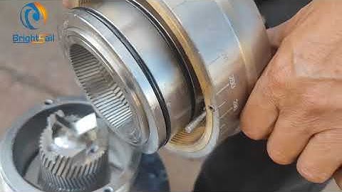 How to change spares for colloid mill