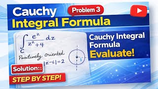 Problem 3 | cauchy integral formula | complex integration | complex Analysis 