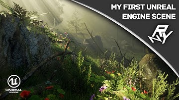 My *FIRST* Unreal Engine Project Forest Scene. 4K **feedback welcome**  I RyZeN