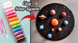 How to make Solar System with Clay || Solar System project with clay || @ArtisticHaiqa screenshot 2
