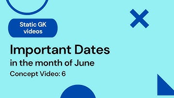 Important Dates in June | Trick to memorize |Static GK |General Awareness for OMETs | Priyasha Das