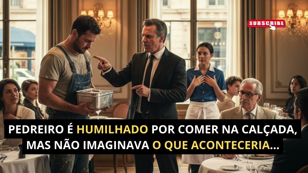 PEDREIRO É HUMILHADO POR COMER MARMITEX NA CALÇADA, MAS NÃO IMAGINAVA O QUE ACONTECERIA…