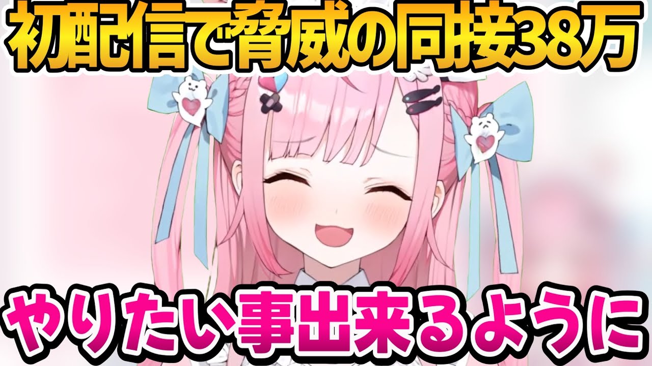 初配信から脅威の38万人を叩き出す謎の個人VTubar結城さくな