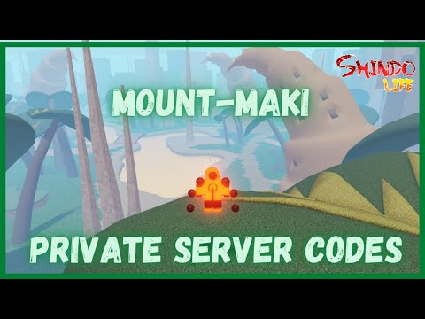 Shindo Life Mount Maki Codes - Private Servers December 2023 