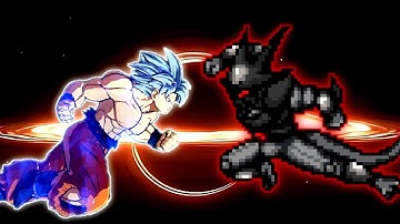 Son Goku V3.4 OP (all form) VS Archon OP in Jump Force Mugen