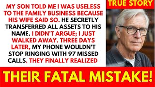 TRUE STORY: My Son Kicked Me Out For His Wife… Three Days Later, I Saw 97 Missed Calls.