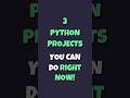 3 Python OpenAI API Tools #python #openai #coding #shorts