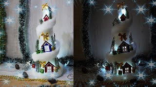 DIY Christmas crafts. Easy decorations Crafts Ideas at Christmas.