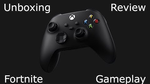 Xbox Core Controller Unboxing Comparison Review & Fortnite Gameplay