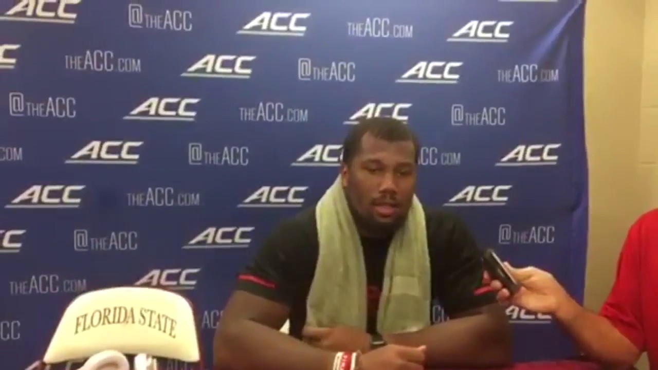 NC State DE Bradley Chubb: Didn't intentionally spit on FSU logo after win