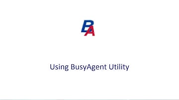 Busy Software Taking Auto Backup Using BusyAgent Utility
