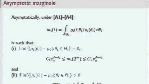 IBS-BIR Model selection meeting, March 2012, Christian Robert talk