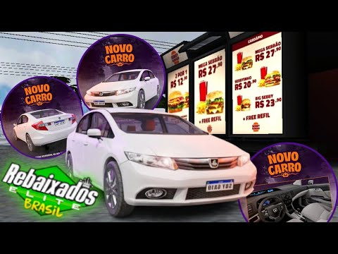 TEM OUTRO CARRO CHEGANDO NO REBAIXADOS ELITE BRASIL! (HONDA CIVIC