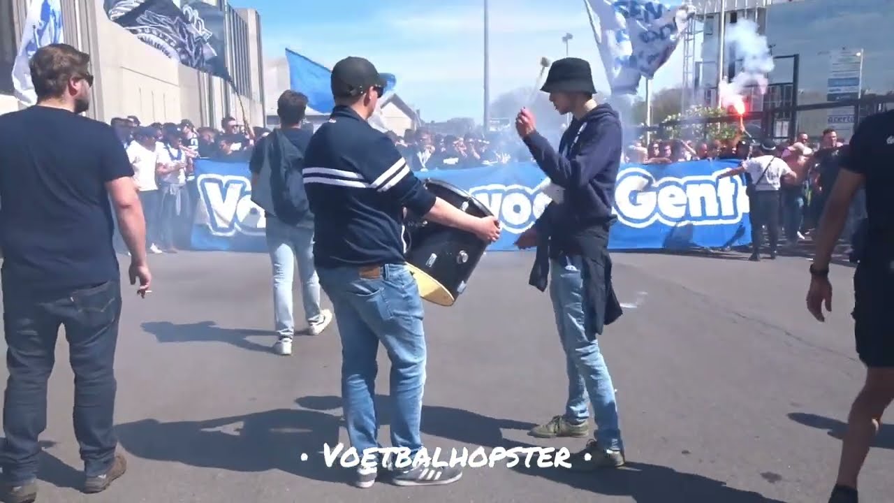 Corteo KAA Gent Croky Cup Finale • KAA Gent - RSC Anderlecht (0-0 n.p. 4-3) 18-04-2022