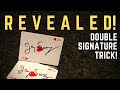 EXPERT 'Two Signatures' Card Trick Revealed (Learn the Amazing Secret!)