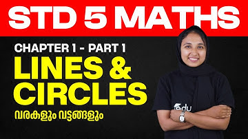 Class 5 Maths | Lines and Circles | വരകളും വട്ടങ്ങളും | Part 1 | Eduport