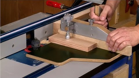 Perfect Door Joinery With a Router Table Sled