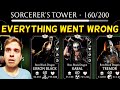 Mk mobile my worst boss run in fatal sorcerers tower battle 160 is insane