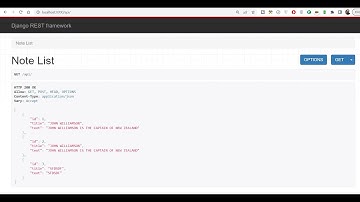 Build a Django Notes CRUD REST API Using MongoDB Database in Browser Full Project For Beginners