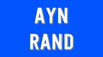 Ayn Rand