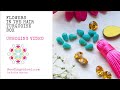 FLOWERS IN THE HAIR - new Beadingschool Academy Theme Box unboxing, turquoise level
