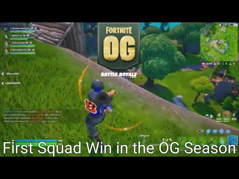 Getting my first Squad win in the OG Season | Fortnite - YouTube