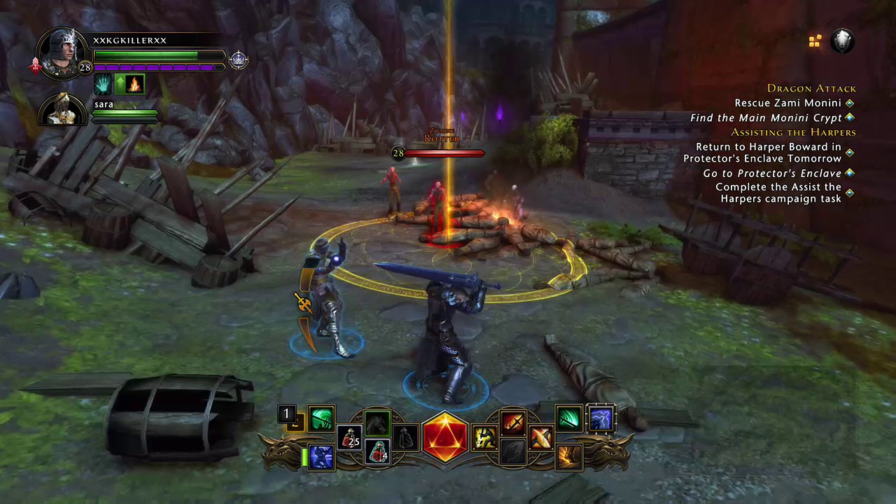 D&D mmorpg (xbox 1) - YouTube