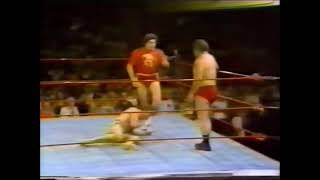 Roddy Piper vs Tony Borne Portland. 1980