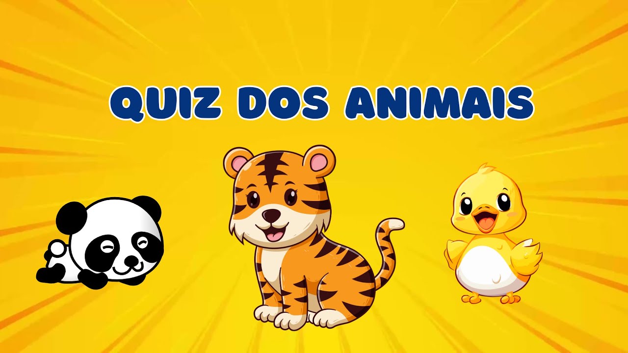 QUIZ] INFANTIL SOBRE ANIMAIS - 10 PERGUNTAS E RESPOSTAS 