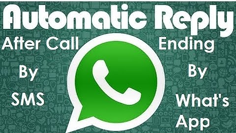 Auto-reply to Text Messages and Phone Calls on Android