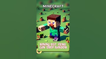 MINECRAFT BUT ITEM CAN DROPS ARE RANDOM😱🤩 #minecraft #shorts